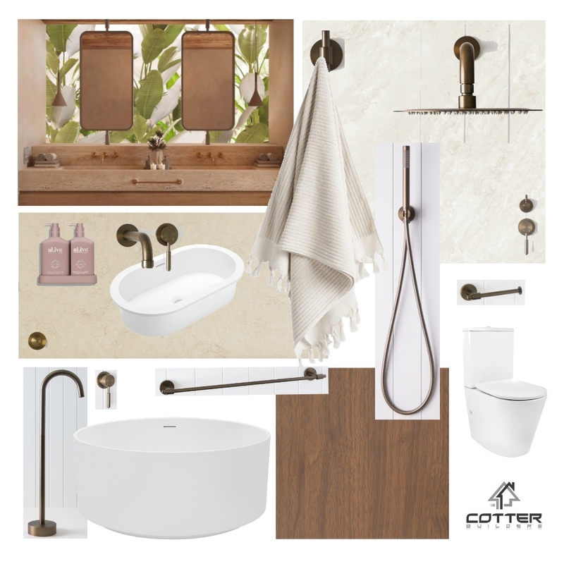 Elysian - Ensuite Mood Board by Cotter Builders on Style Sourcebook