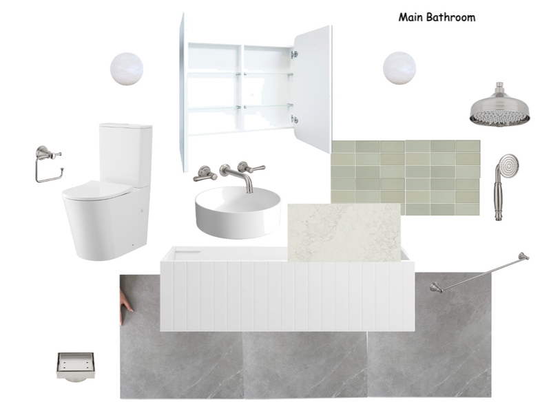 Carnegie - Main Bathroom Mood Board by ADS Property Pty Ltd on Style Sourcebook