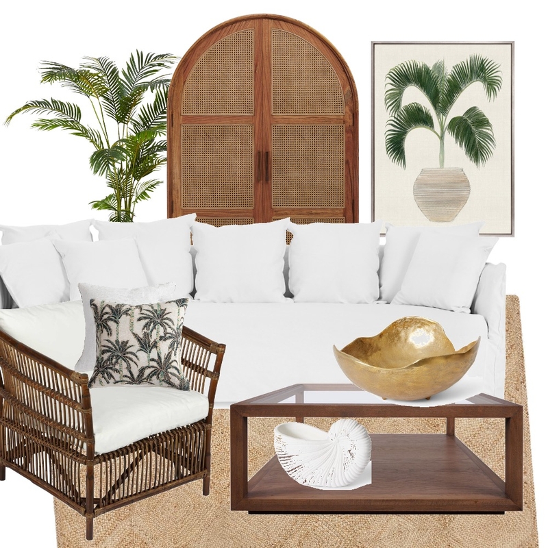 Tropical Colonial Style Living Room Mood Board by Restyled Interiors on Style Sourcebook