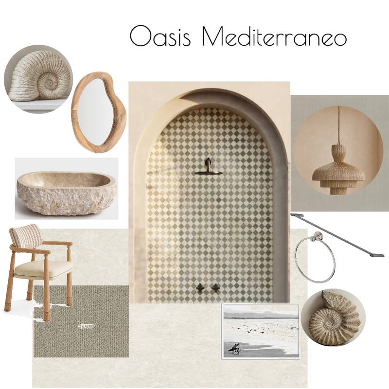 Oasis mediterráneo Interior Design Mood Board by Migue Healy
