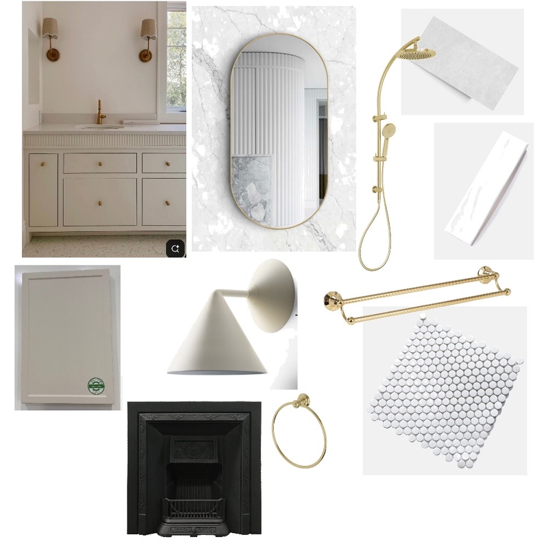 Bathroom Interior Design Mood Board by Vrtonkin