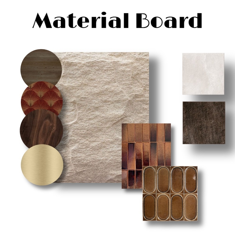 material board hostel Interior Design Mood Board by stellaps