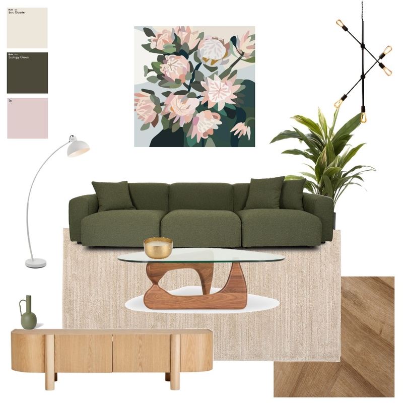 Modern retro living Interior Design Mood Board by A.M. Interior Styling Modern retro living Interior Design Mood Board by A.M. Interior Styling