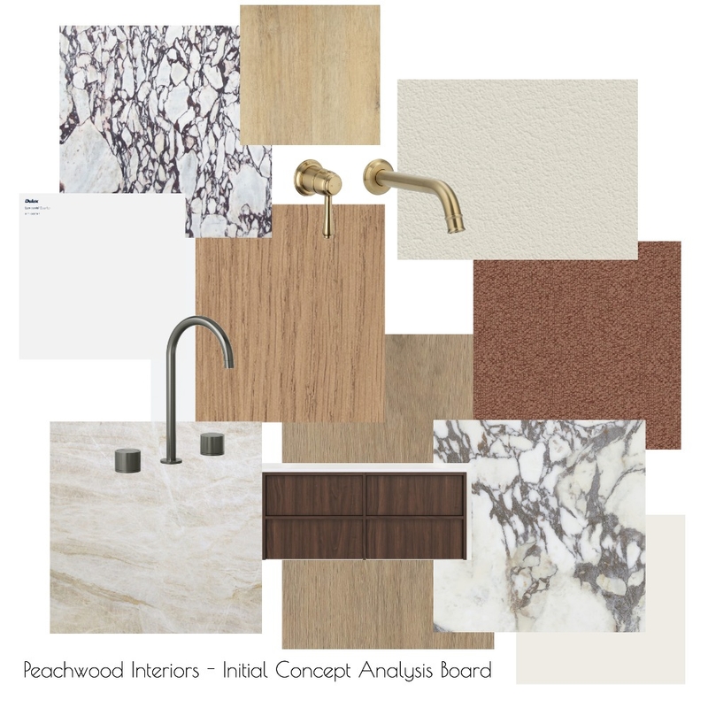 Initial Concept Analysis Board - Wheller Interior Design Mood Board by Peachwood Interiors