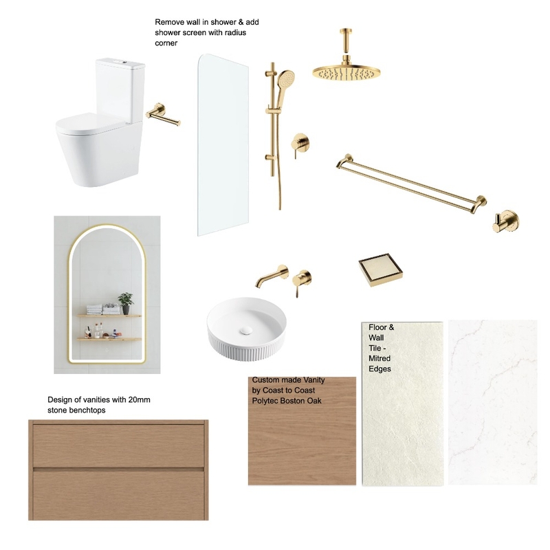 Ensuite Bathroom Mood Board by IIDR Interior Design on Style Sourcebook