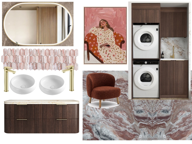 Havana Walnut and Burgundy Interior Design Mood Board by Otti Australia Havana Walnut and Burgundy Interior Design Mood Board by Otti Australia