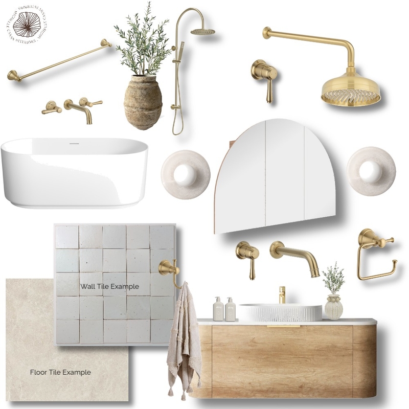 Courtney Main Bathroom Interior Design Mood Board by Michelle Canny Interiors Courtney Main Bathroom Interior Design Mood Board by Michelle Canny Interiors
