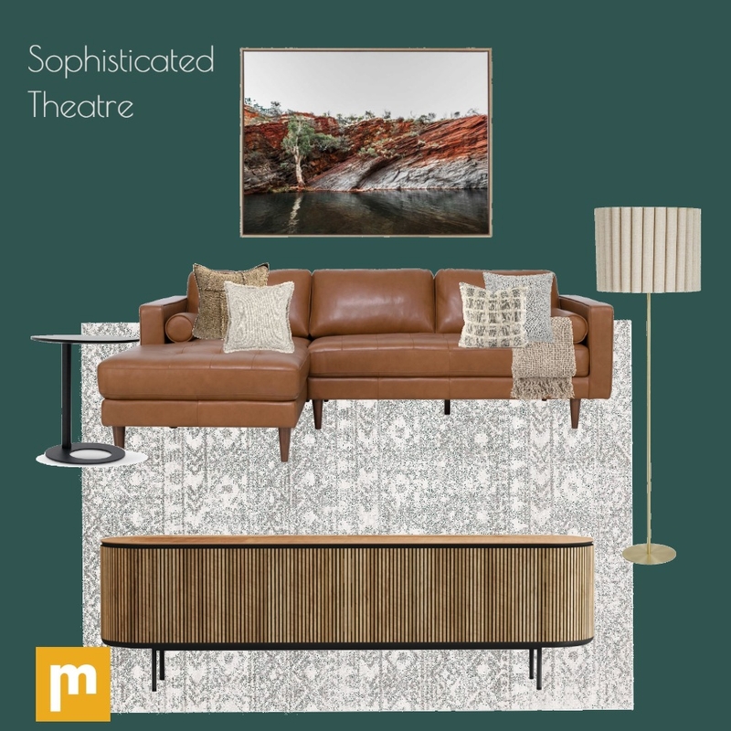 Sophisticated Theatre Interior Design Mood Board by Morrissey Blinds & Interiors - Home Styling