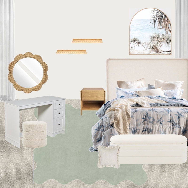 Haus Cove - Grace's Bedroom Interior Design Mood Board by Haus Studio Interiors