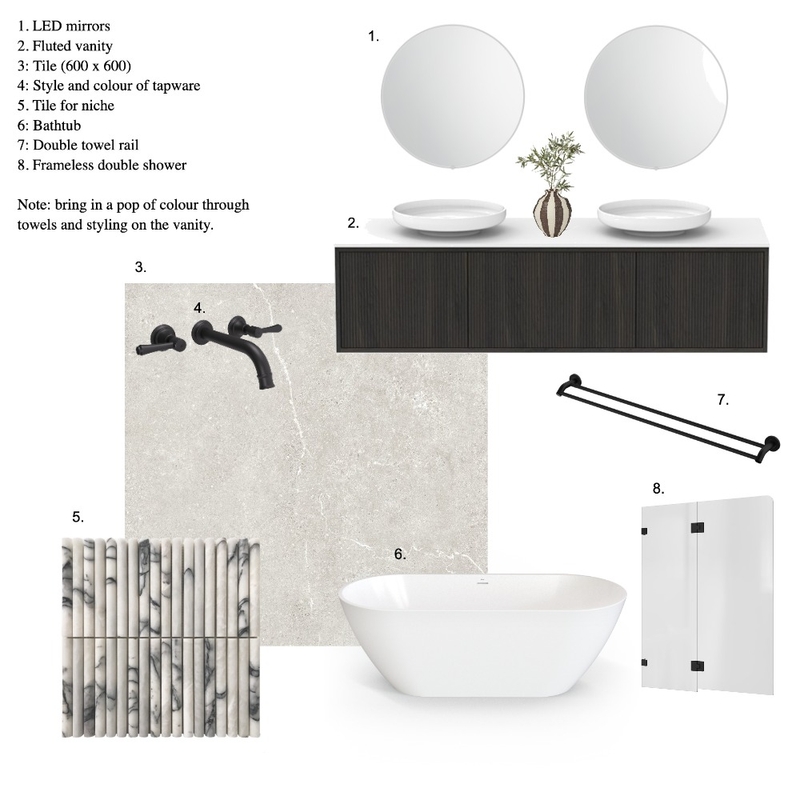 Paneez Master bathroom Interior Design Mood Board by Chantelborg1314 Paneez Master bathroom Interior Design Mood Board by Chantelborg1314