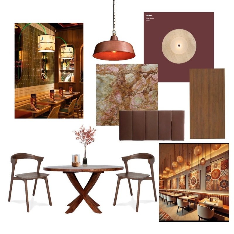 Ivery Thai  Zetland Interior Design Mood Board by Vertex Interiors Design Studio