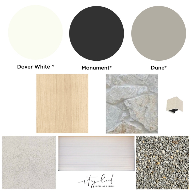 Julie - External Board Interior Design Mood Board by Styled Interior Design