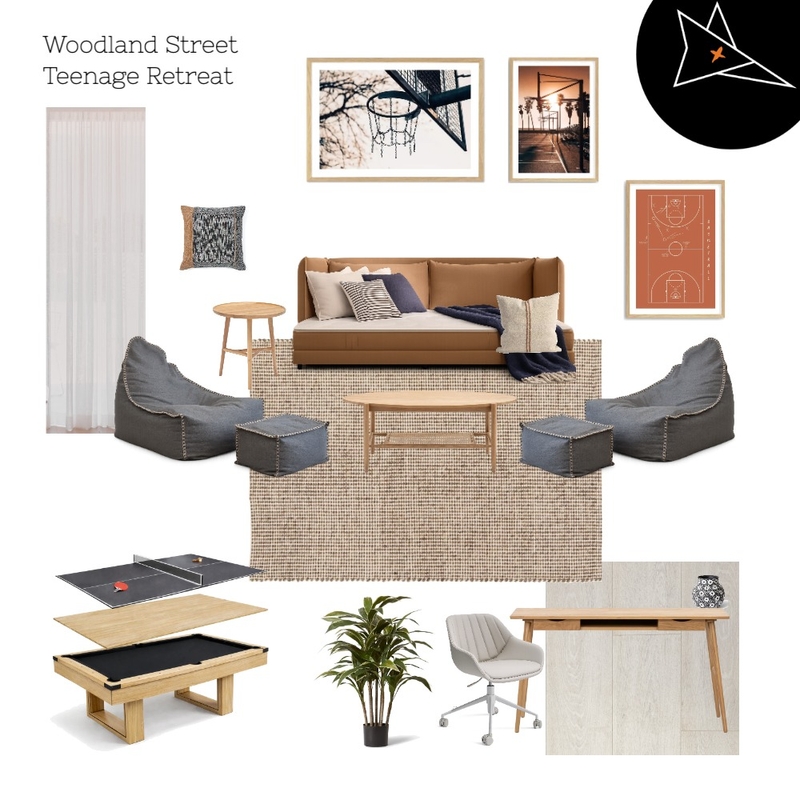 Woodland Kids Retreat V2 Interior Design Mood Board by Fox + Ko