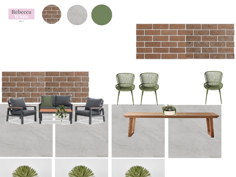 Outside Interior Design Mood Board by Rebecca White Style