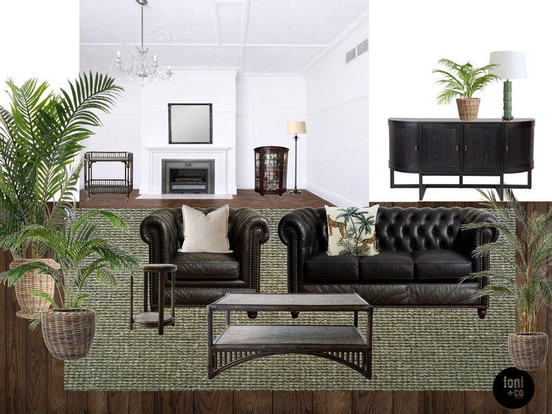 FIRE ROOM #2 Interior Design Mood Board by Toni and Co