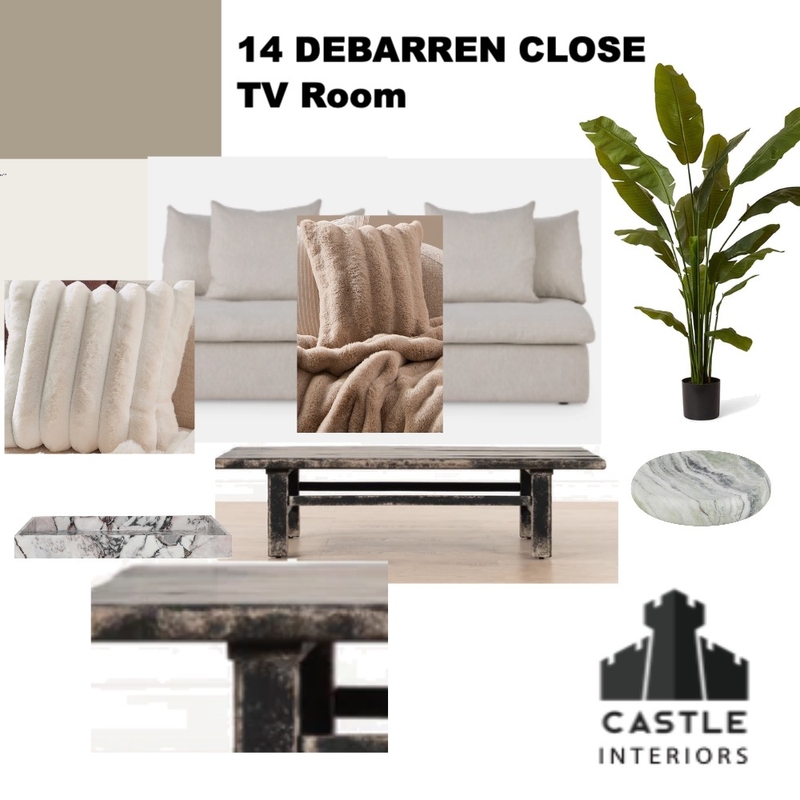DEBAREN CLOSE TV ROOM Interior Design Mood Board by ShannonCastle