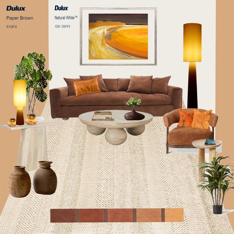 Australian Living Room - House of Soul Interior Design Mood Board by House of Soul