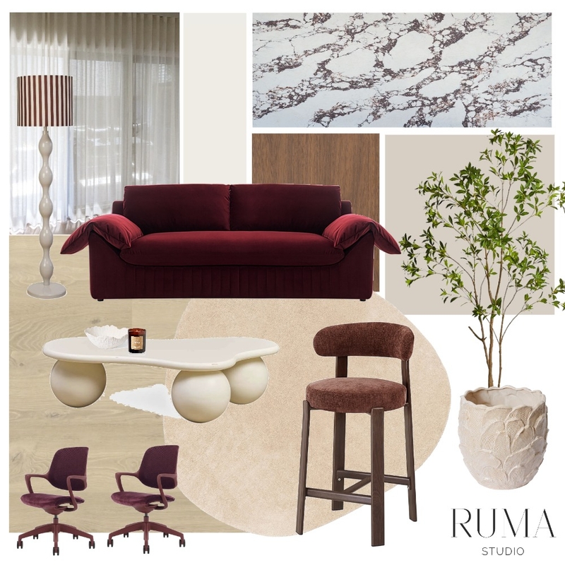 Ruma x Cotter Builders Office - Front of House Interior Design Mood Board by Ruma Studio Ruma x Cotter Builders Office - Front of House Interior Design Mood Board by Ruma Studio