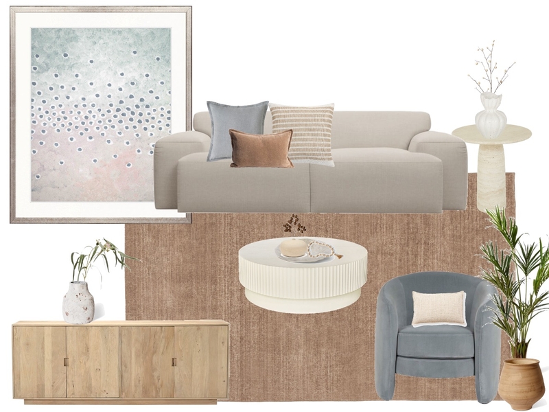 Australian contemporary Living II Interior Design Mood Board by CiaanClarke
