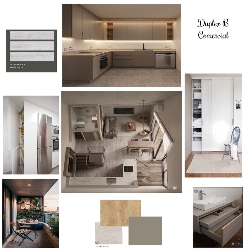 Duplex B Comercial Interior Design Mood Board by chardon_cristina@hotmail.com