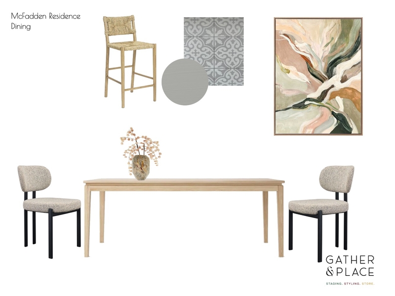 McFadden Residence Interior Design Mood Board by Gather & Place