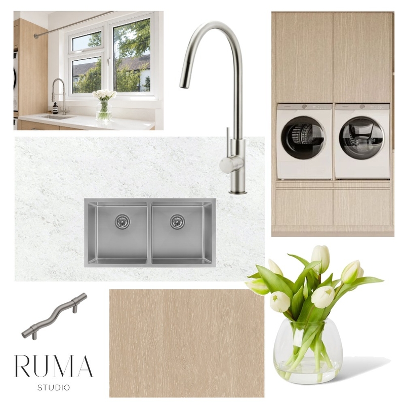 Meadow House - Laundry Interior Design Mood Board by Ruma Studio