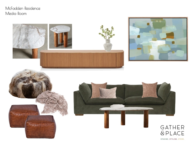 McFadden Residence Interior Design Mood Board by Gather & Place