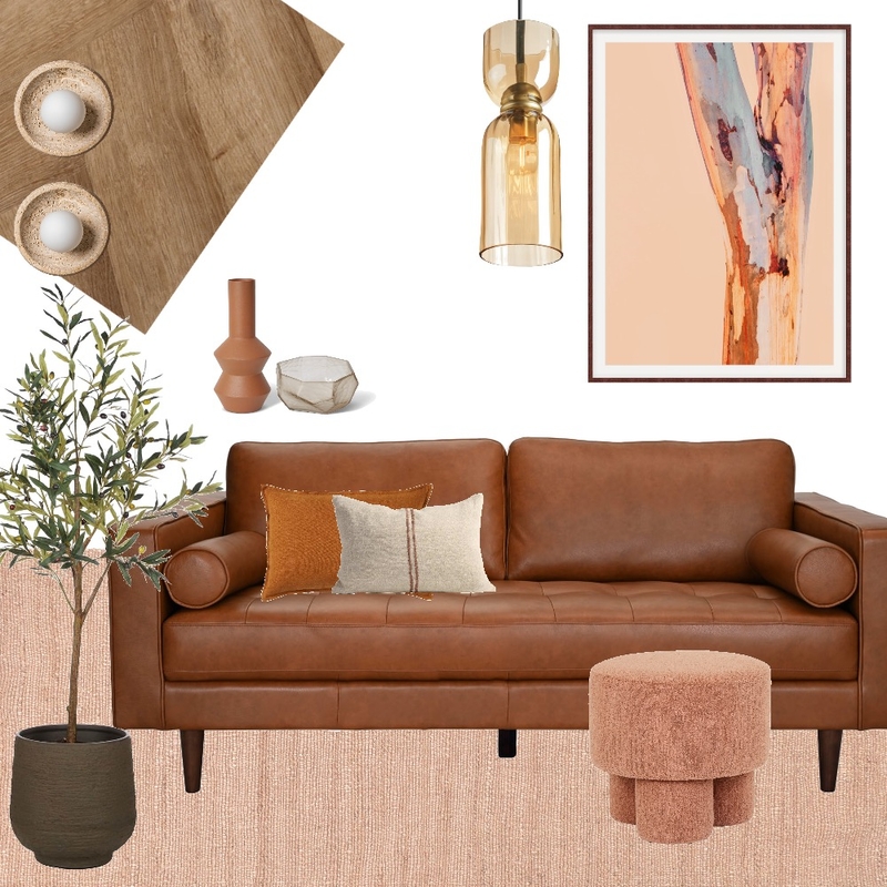 Warm Australian Living Room Mood Board Interior Design Mood Board by LyptusArt Warm Australian Living Room Mood Board Interior Design Mood Board by LyptusArt