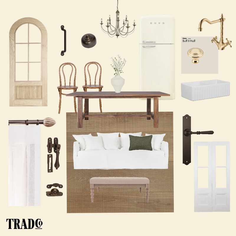 The Coach House Interior Design Mood Board by TradCo