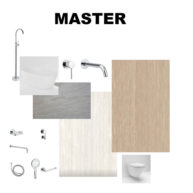 MASTER & ENSUITE Interior Design Mood Board by FMA INTERIORS