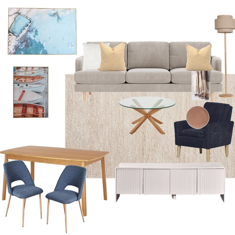 modern traditional living Interior Design Mood Board by Interiors By Zai