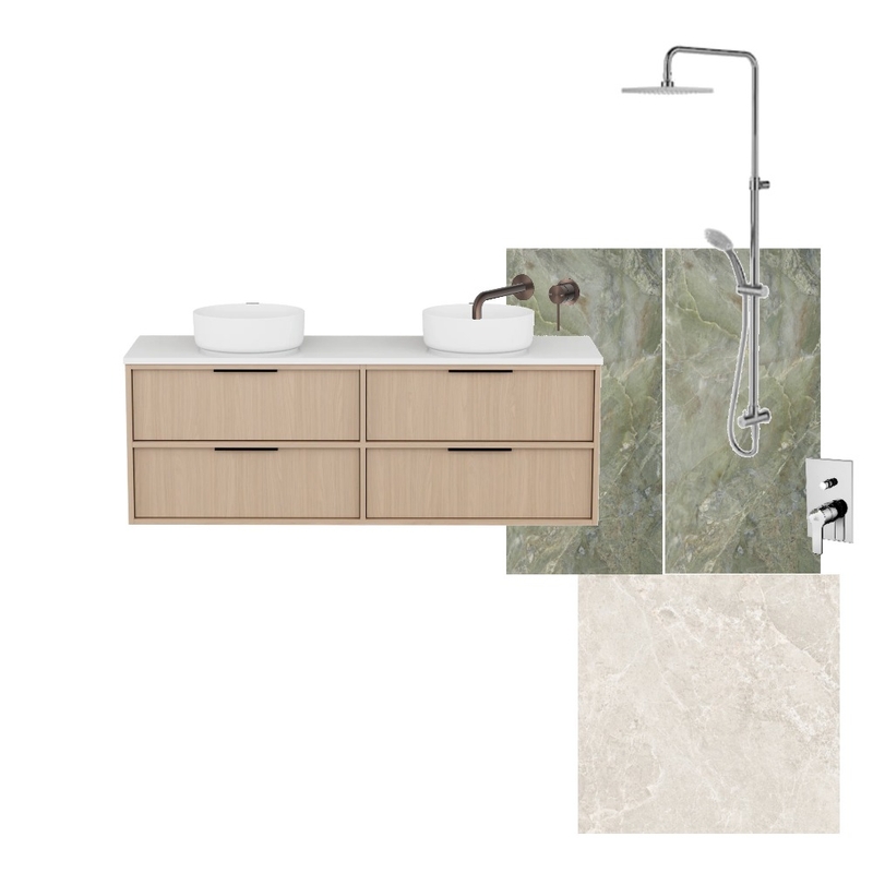 Stiven Bathroom Interior Design Mood Board by Tivoli Road Interiors