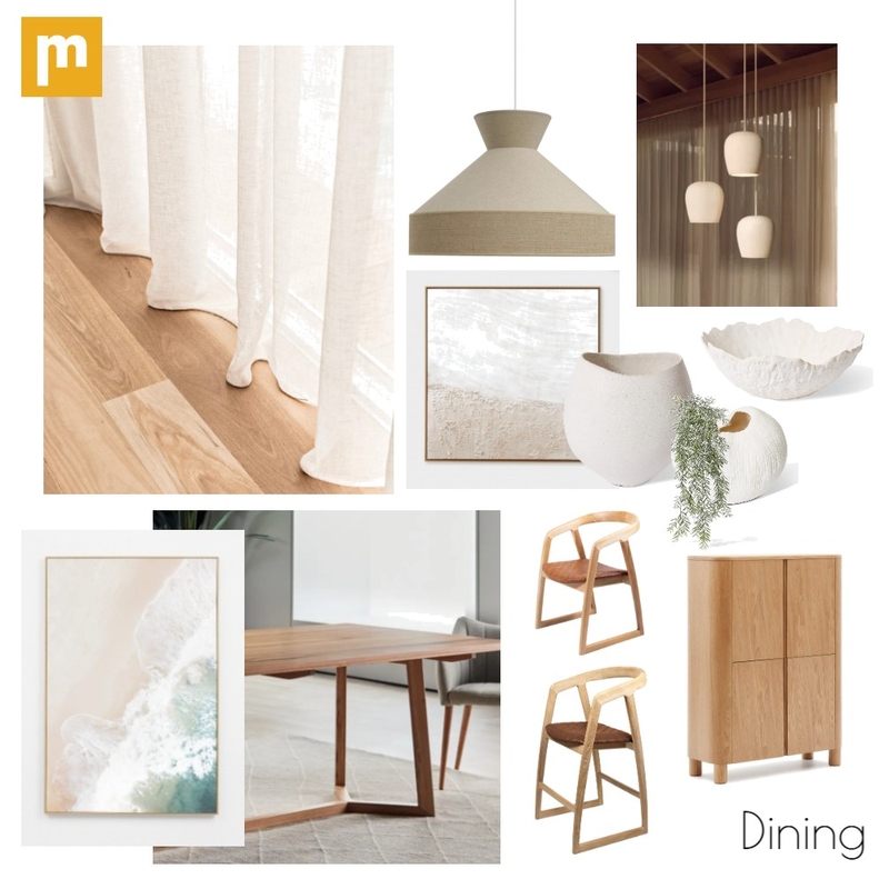 Dining Interior Design Mood Board by Morrissey Blinds & Interiors - Home Styling