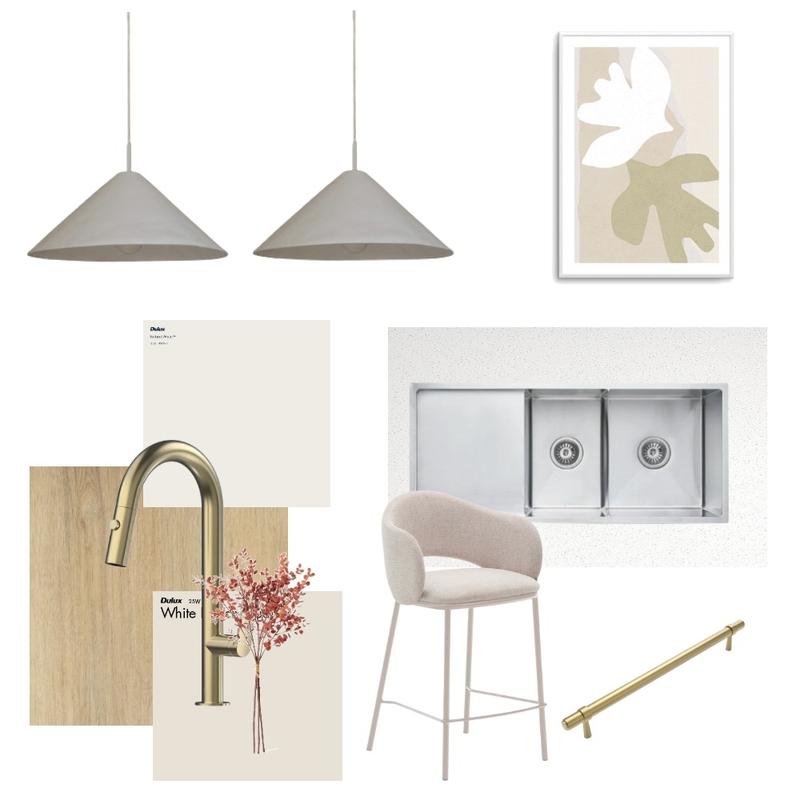 Kitchen - modern Australian/coastal Interior Design Mood Board by ZURE
