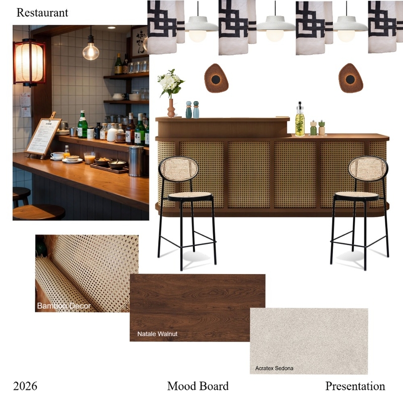 Small Restaurant Interior Design Mood Board by Vertex Interiors Design Studio