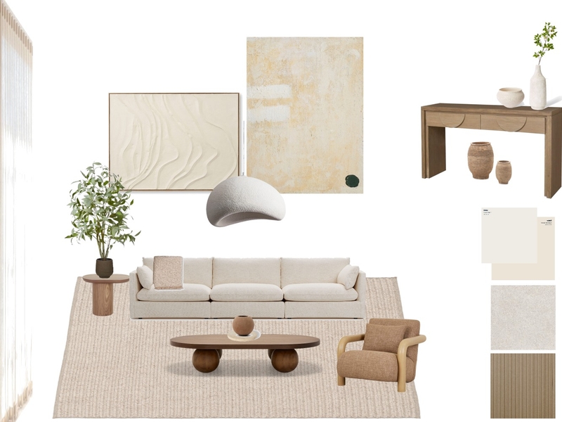 Japandi Sample Board Interior Design Mood Board by aishwaryashetty Japandi Sample Board Interior Design Mood Board by aishwaryashetty