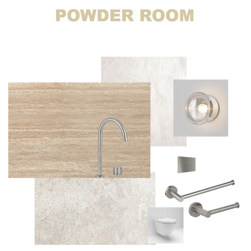POWDER ROOM Interior Design Mood Board by FMA INTERIORS