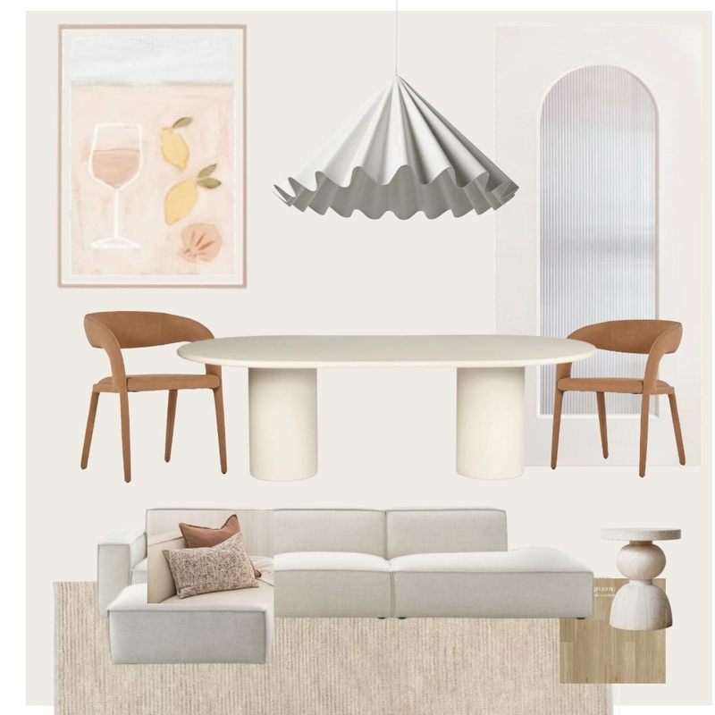 Dining room - Modern Australian Coastal Interior Design Mood Board by ZURE