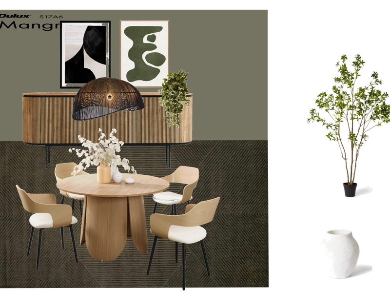 Dining room Interior Design Mood Board by Pauline Buchanan