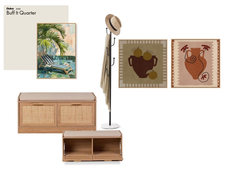 Project Boronia Entry Interior Design Mood Board by Manea Interior Design & Styling