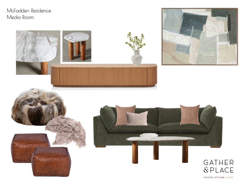 McFadden Residence Interior Design Mood Board by Gather & Place