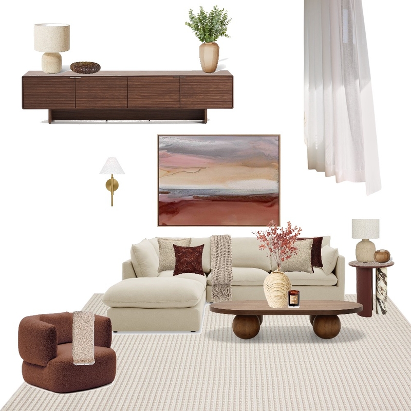 Living Room Stressful Home Interior Design Mood Board by studio.mellō Living Room Stressful Home Interior Design Mood Board by studio.mellō