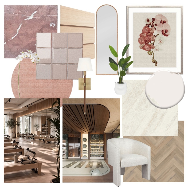 Studio Forme Pilates Interior Design Mood Board by Tia Rose Interiors