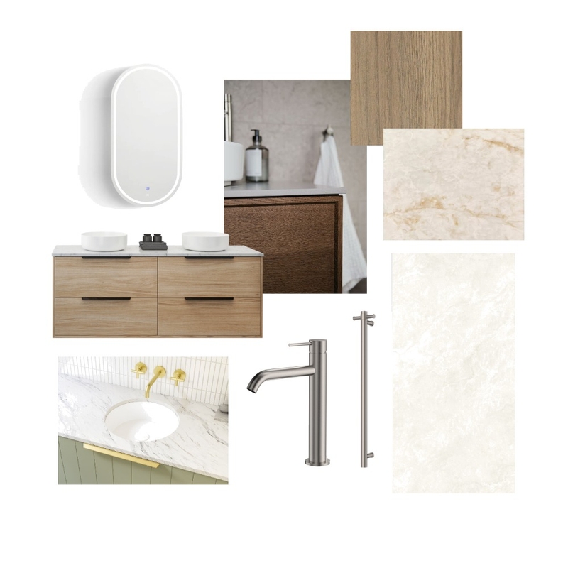 Bathroom 1 - Neutral Modern Interior Design Mood Board by initialconcepts