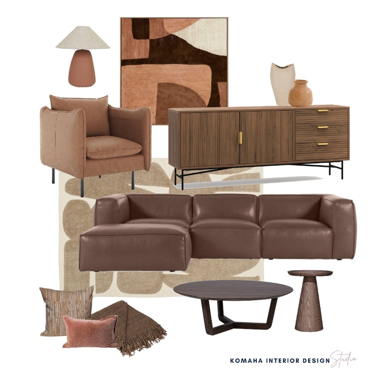Project - CocoLuxe Living Interior Design Mood Board by Komaha Interior Design