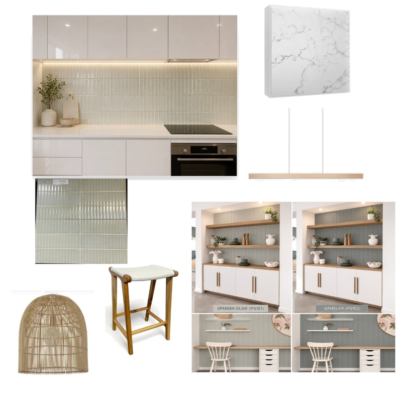 Kit Kat Splash Back Tile Look 2 Interior Design Mood Board by harstonr