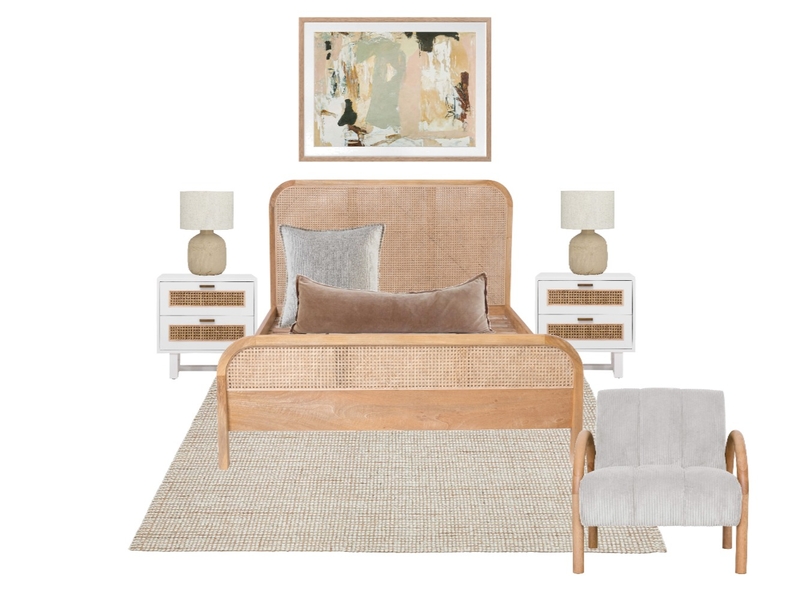 Soft Retreat Interior Design Mood Board by OZ Design