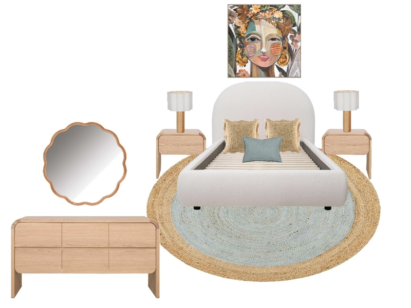 Dreamy Bedroom Interior Design Mood Board by OZ Design Dreamy Bedroom Interior Design Mood Board by OZ Design