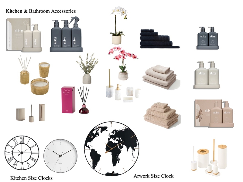 Accessories Interior Design Mood Board by IIDR Interior Design