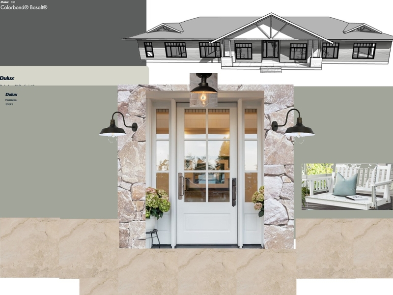 House exterior Pozieres- Iver sarlat & Domino Interior Design Mood Board by kathok